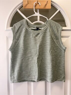 Universal Thread Sleeveless Knit Tank in Light Sage